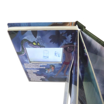Livro video de mercado imprimindo colorido, OEM video do cartão do folheto de 512MB ROHS