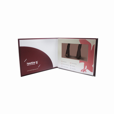 cartão video do folheto do painel de 7inch TFT com painel LCD