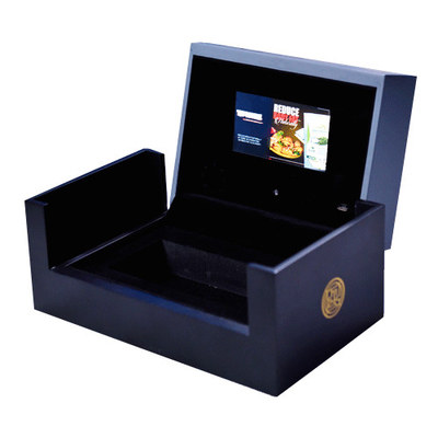 Memória video do preto 7inch 256MB da caixa de presente do painel LCD da apresentação para a lembrança